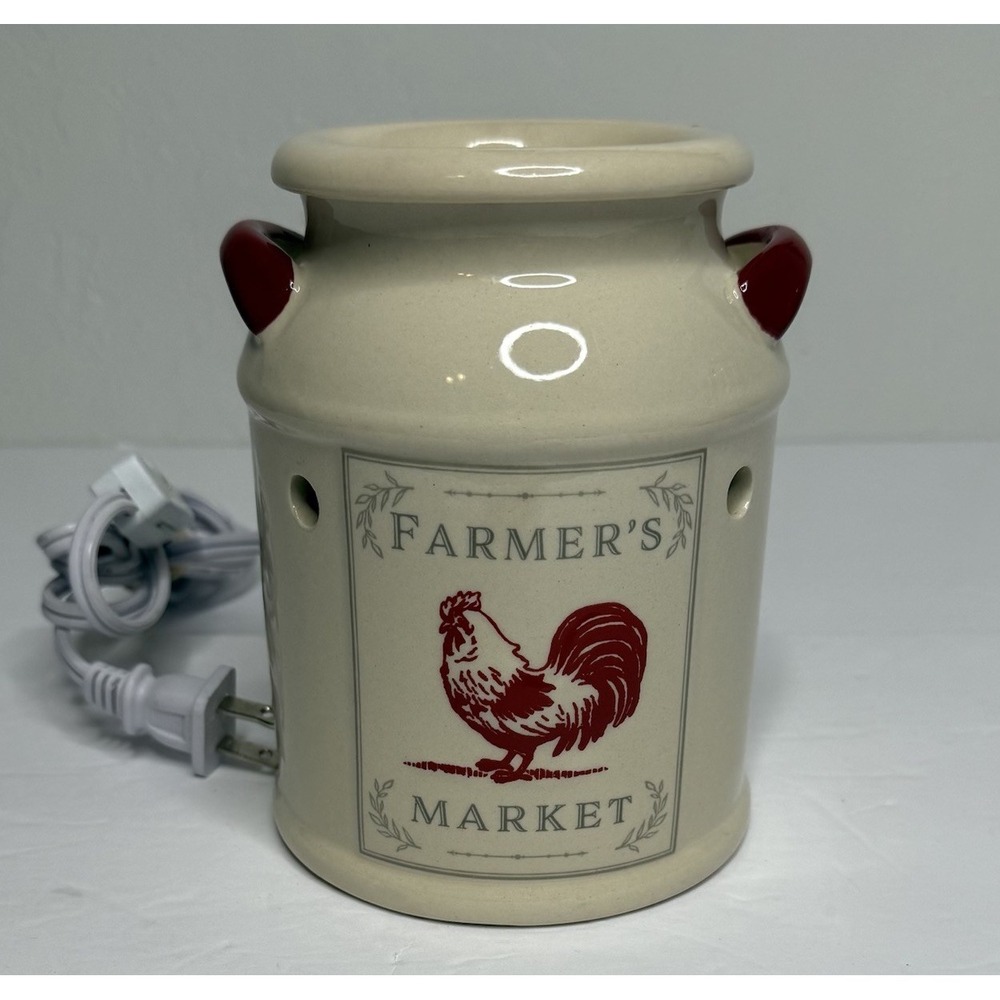 Better Homes & Gardens Scented Wax Warmer Classic Farmhouse Milk‎ Can Rooster